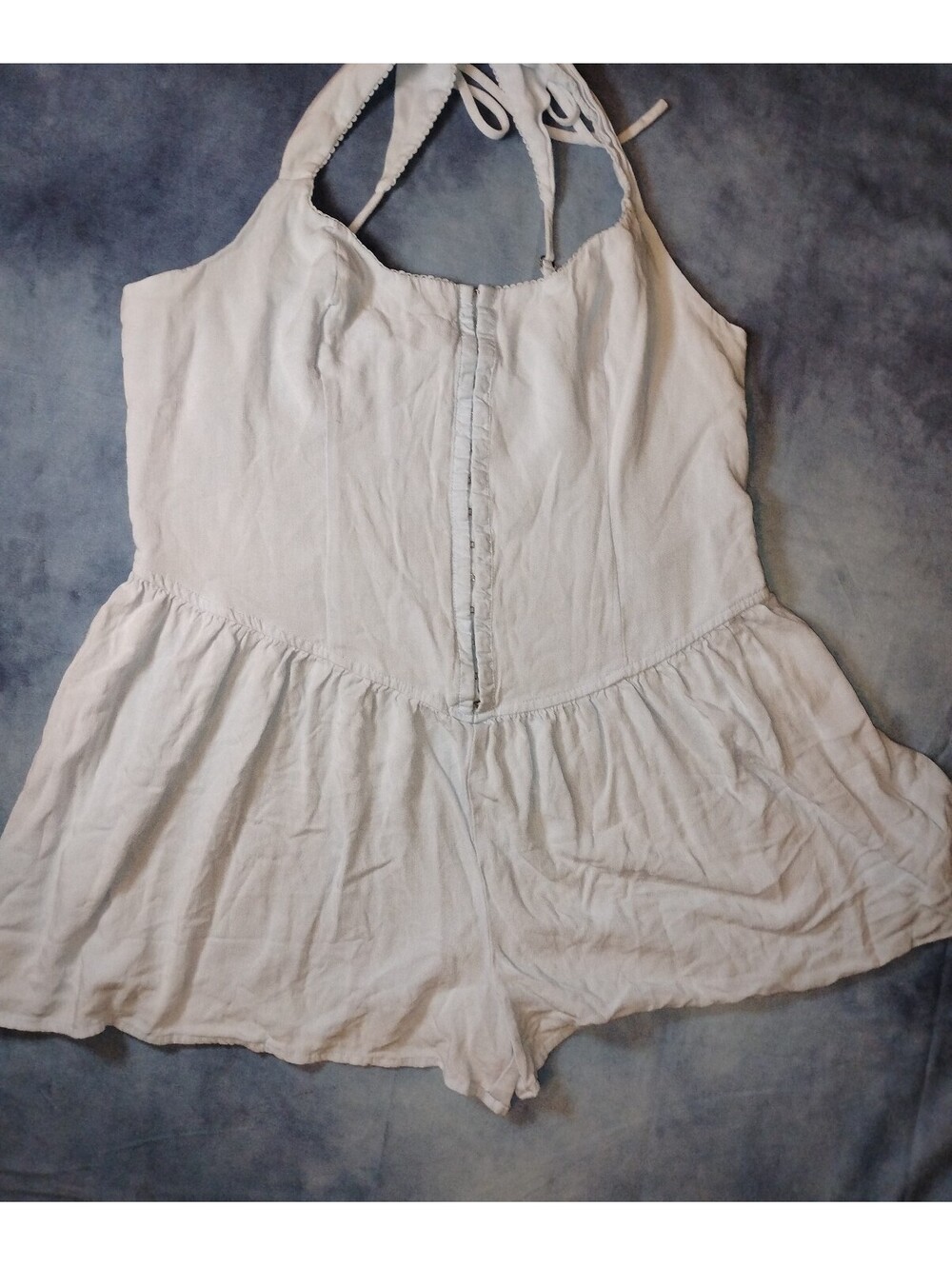 Women's light blue romper